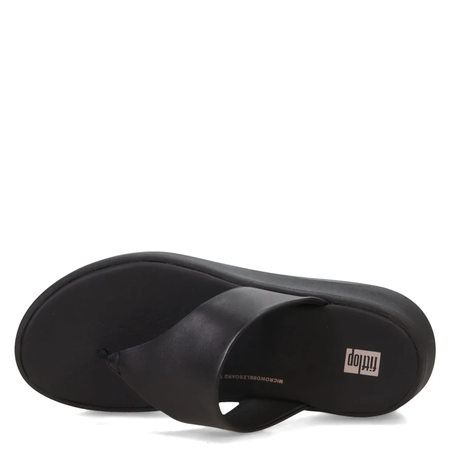 Flip Flops*FitFlop Women's , F-Mode Flatform Toe-Post Sandal Black