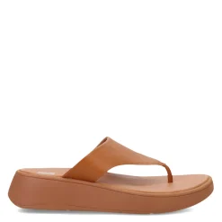 Flip Flops*FitFlop Women's , F-Mode Flatform Toe-Post Sandal Light Tan