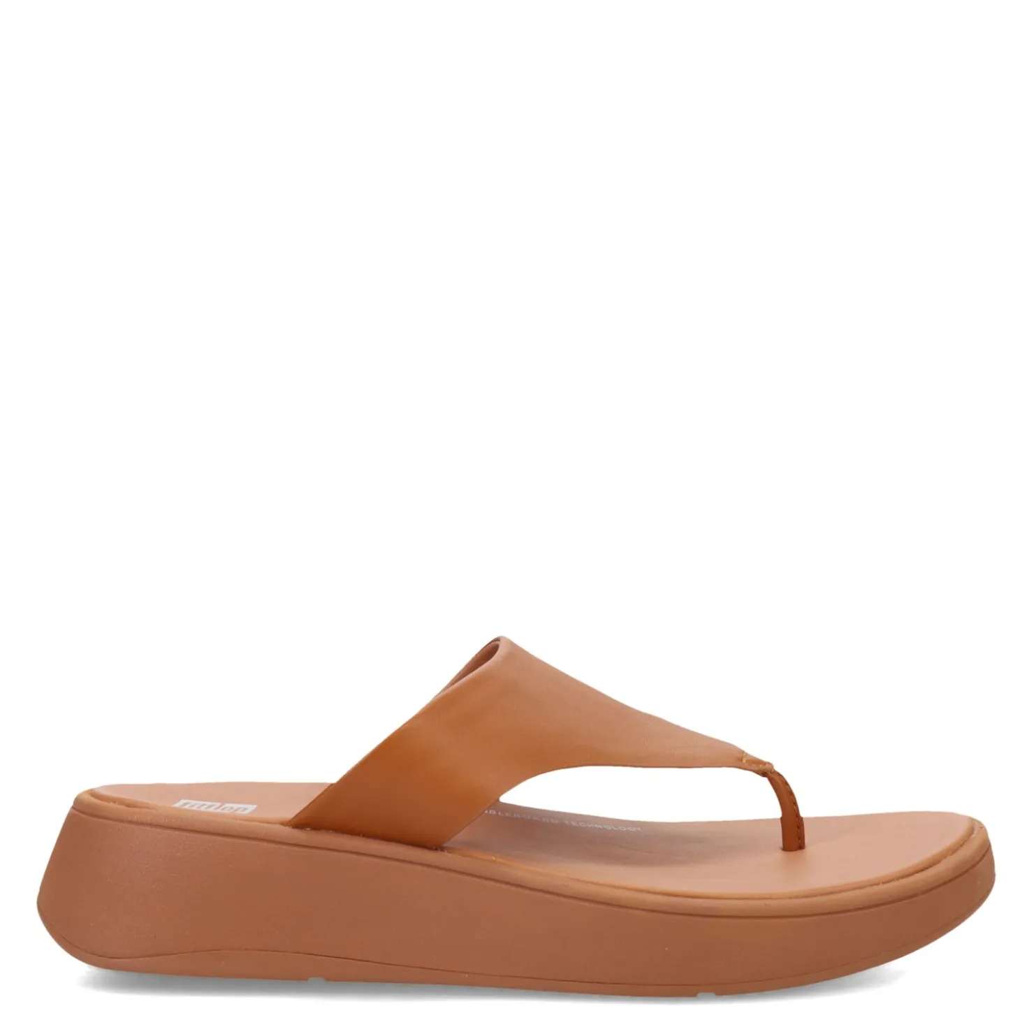 Flip Flops*FitFlop Women's , F-Mode Flatform Toe-Post Sandal Light Tan
