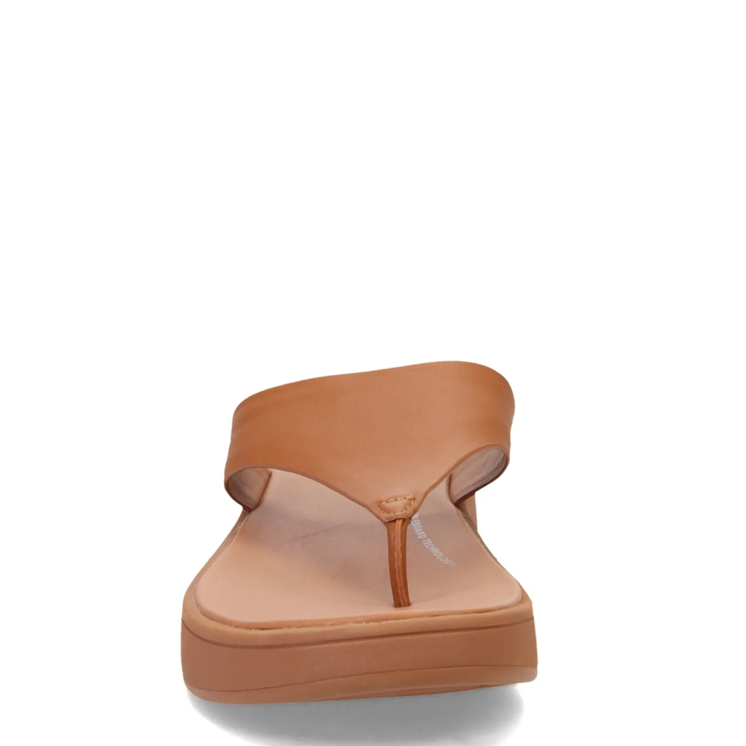 Flip Flops*FitFlop Women's , F-Mode Flatform Toe-Post Sandal Light Tan