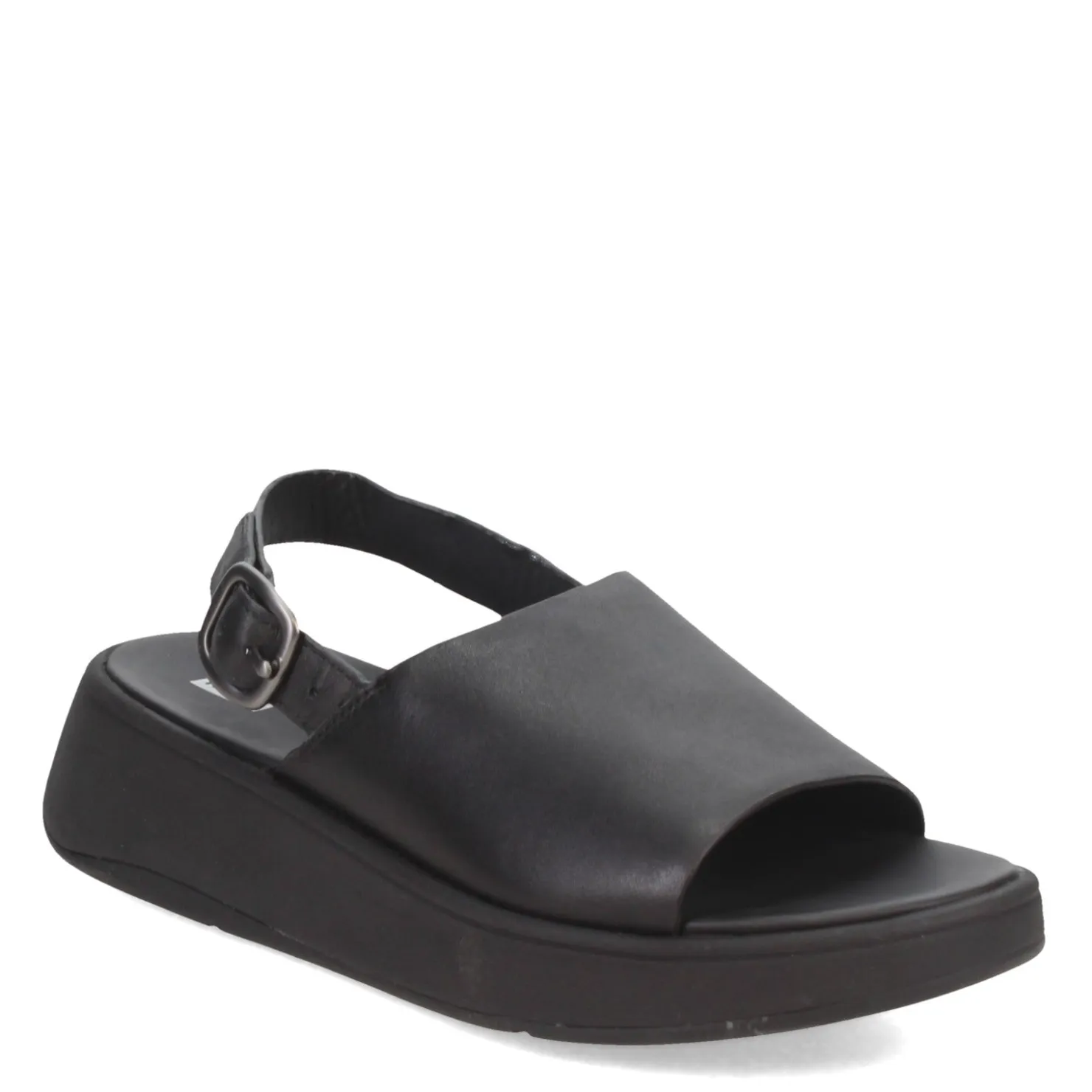 Women's , F-Mode Leather Flatform Back-Strap Sandal|FitFlop