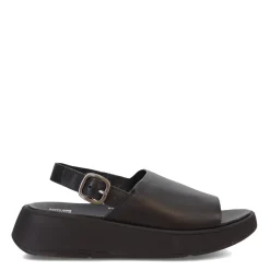Women's , F-Mode Leather Flatform Back-Strap Sandal|FitFlop