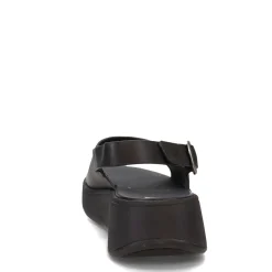 Women's , F-Mode Leather Flatform Back-Strap Sandal|FitFlop