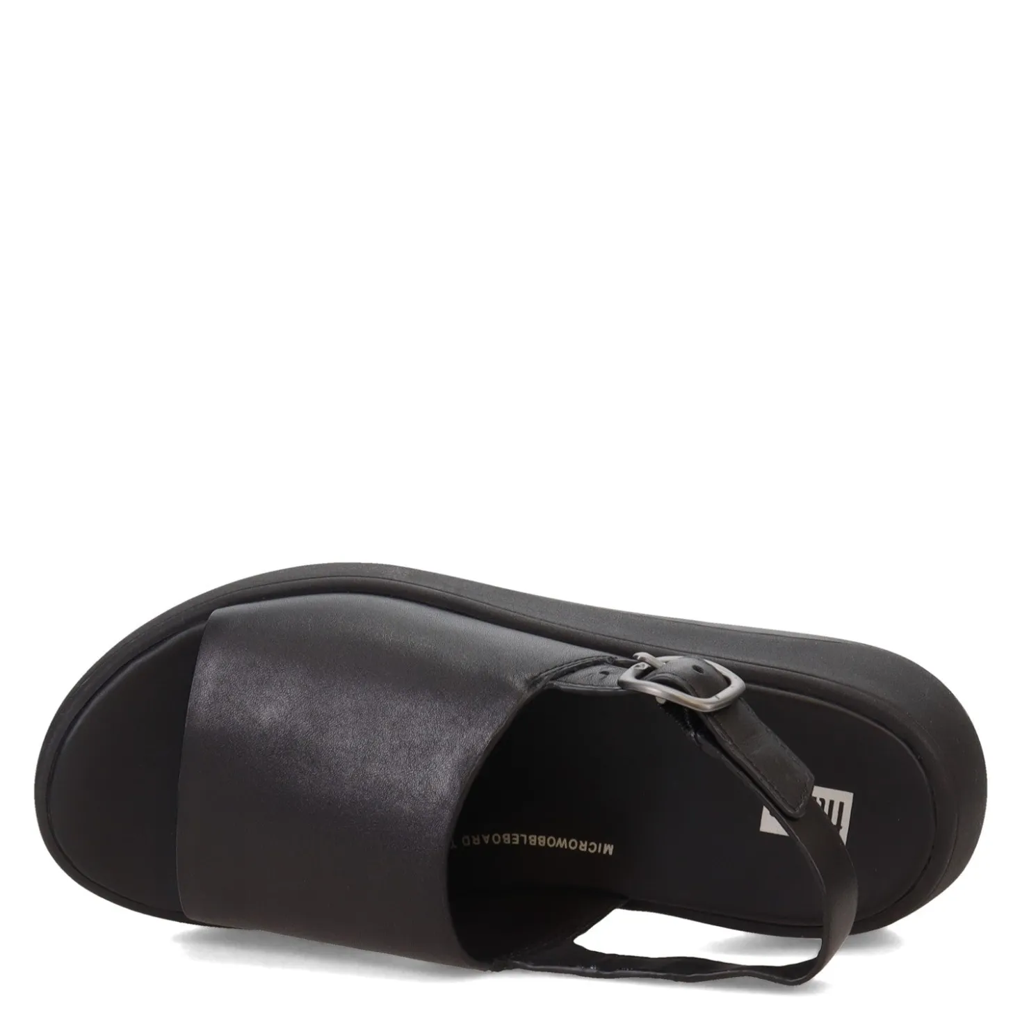 Women's , F-Mode Leather Flatform Back-Strap Sandal|FitFlop