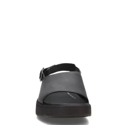 Women's , F-Mode Leather Flatform Back-Strap Sandal|FitFlop Sale