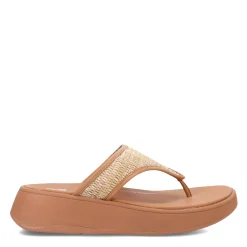 Women's , F-Mode Woven Flatform Toe Post Sandal|FitFlop Clearance