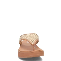 Women's , F-Mode Woven Flatform Toe Post Sandal|FitFlop Clearance