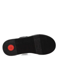 Flip Flops*FitFlop Women's , F-Mode Woven Flatform Toe Post Sandal Black