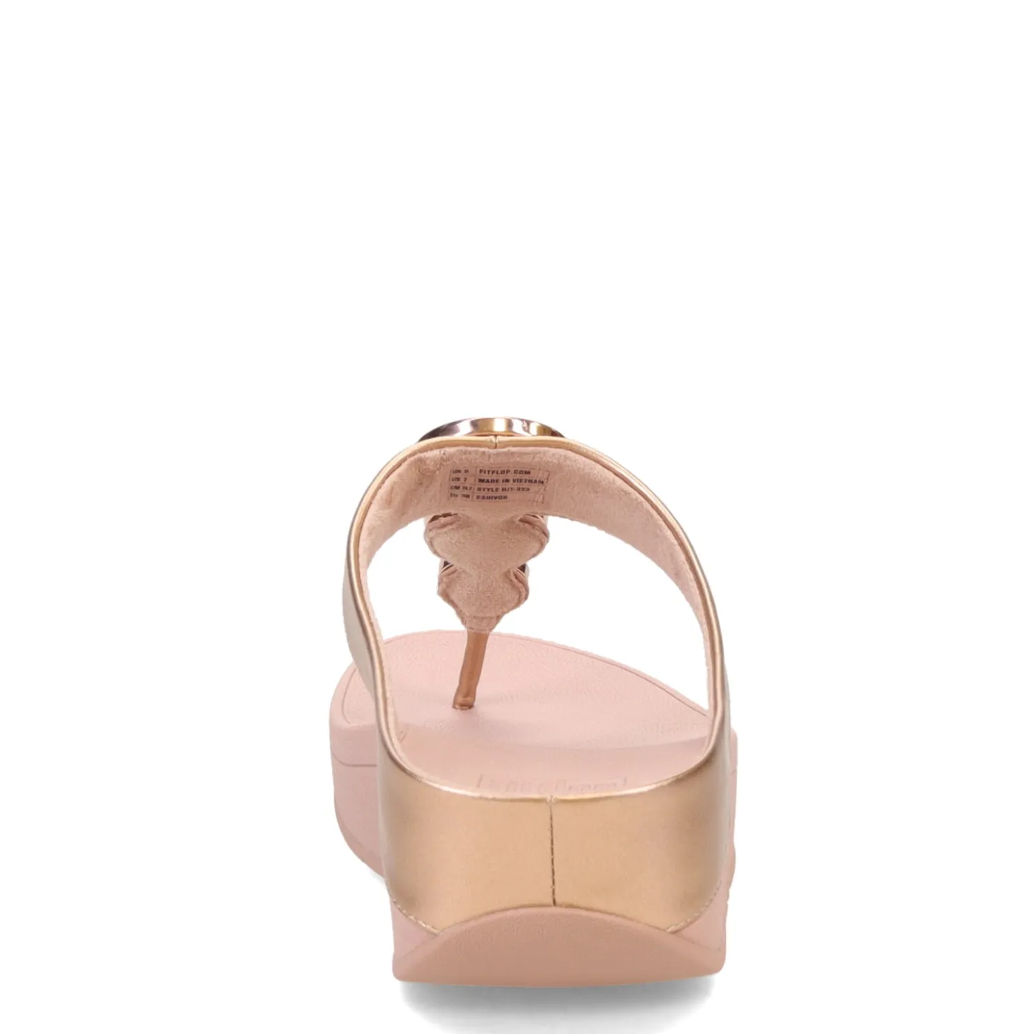 Flip Flops*FitFlop Women's , HALO Bead-Circle Toe-Post Sandal Rose Gold