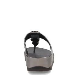 Flip Flops*FitFlop Women's , HALO Bead-Circle Toe-Post Sandal Pewter