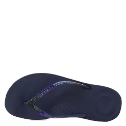 Flip Flops*FitFlop Women's , iQushion Flip-Flop Midnight Navy