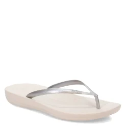 Flip Flops*FitFlop Women's , iQushion Flip-Flop Silver