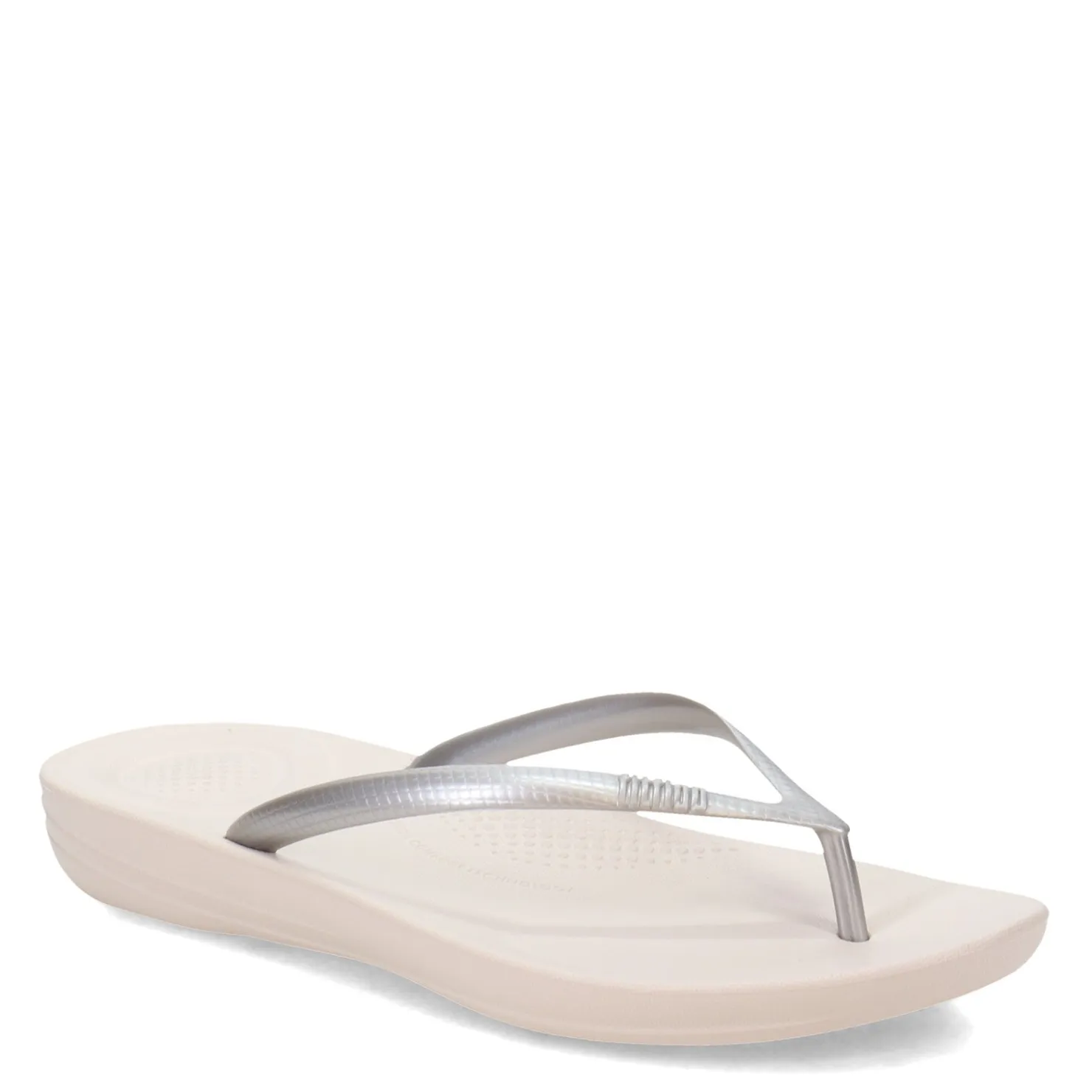 Flip Flops*FitFlop Women's , iQushion Flip-Flop Silver