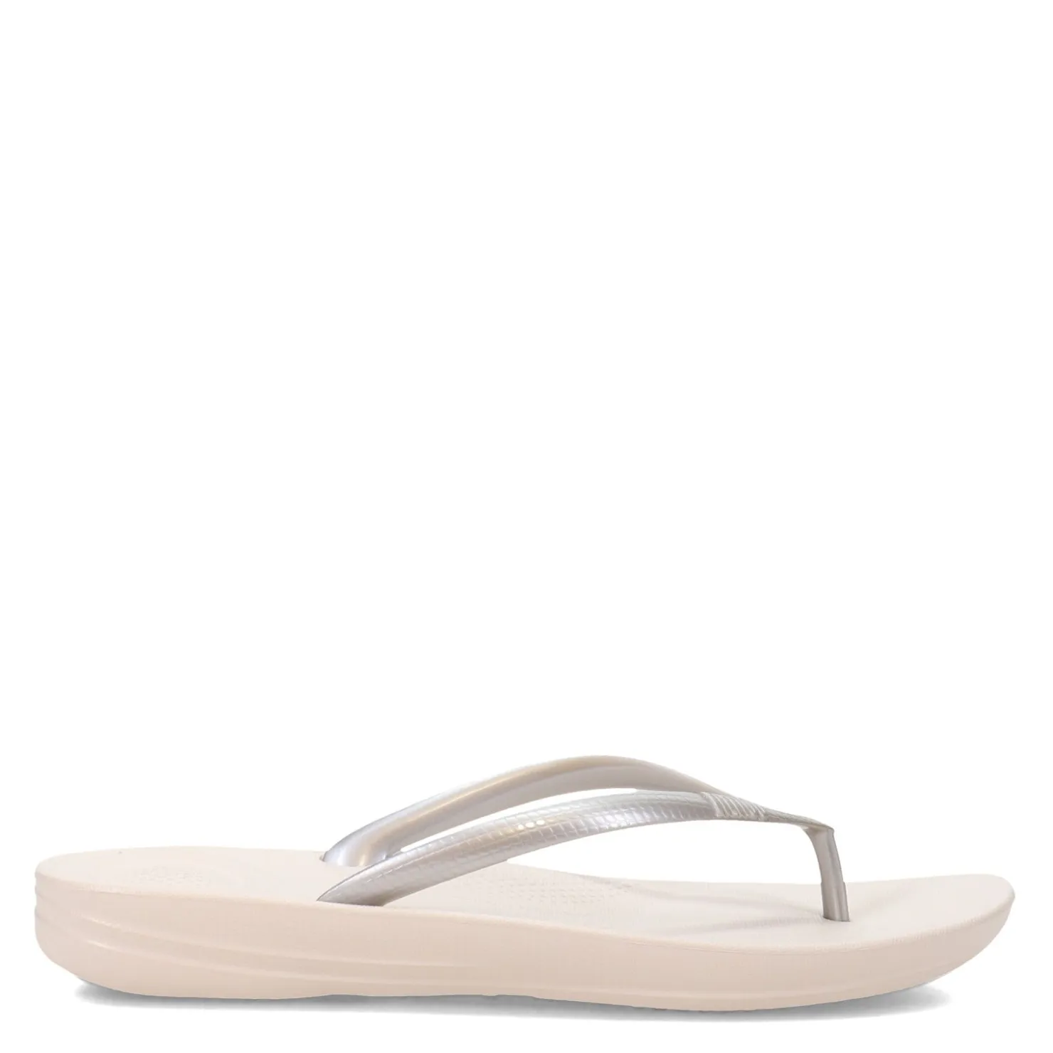 Flip Flops*FitFlop Women's , iQushion Flip-Flop Silver