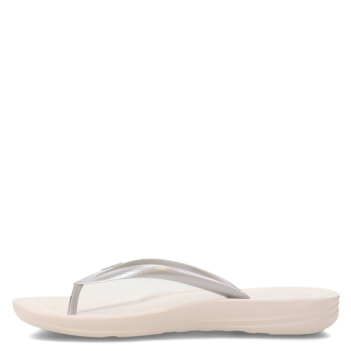 Flip Flops*FitFlop Women's , iQushion Flip-Flop Silver