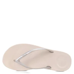 Flip Flops*FitFlop Women's , iQushion Flip-Flop Silver