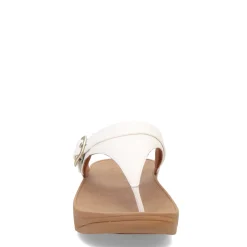 Wedges*FitFlop Women's , Lulu Adjustable Thong Sandal Urban White