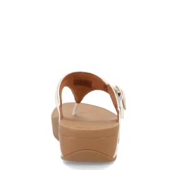 Wedges*FitFlop Women's , Lulu Adjustable Thong Sandal Urban White