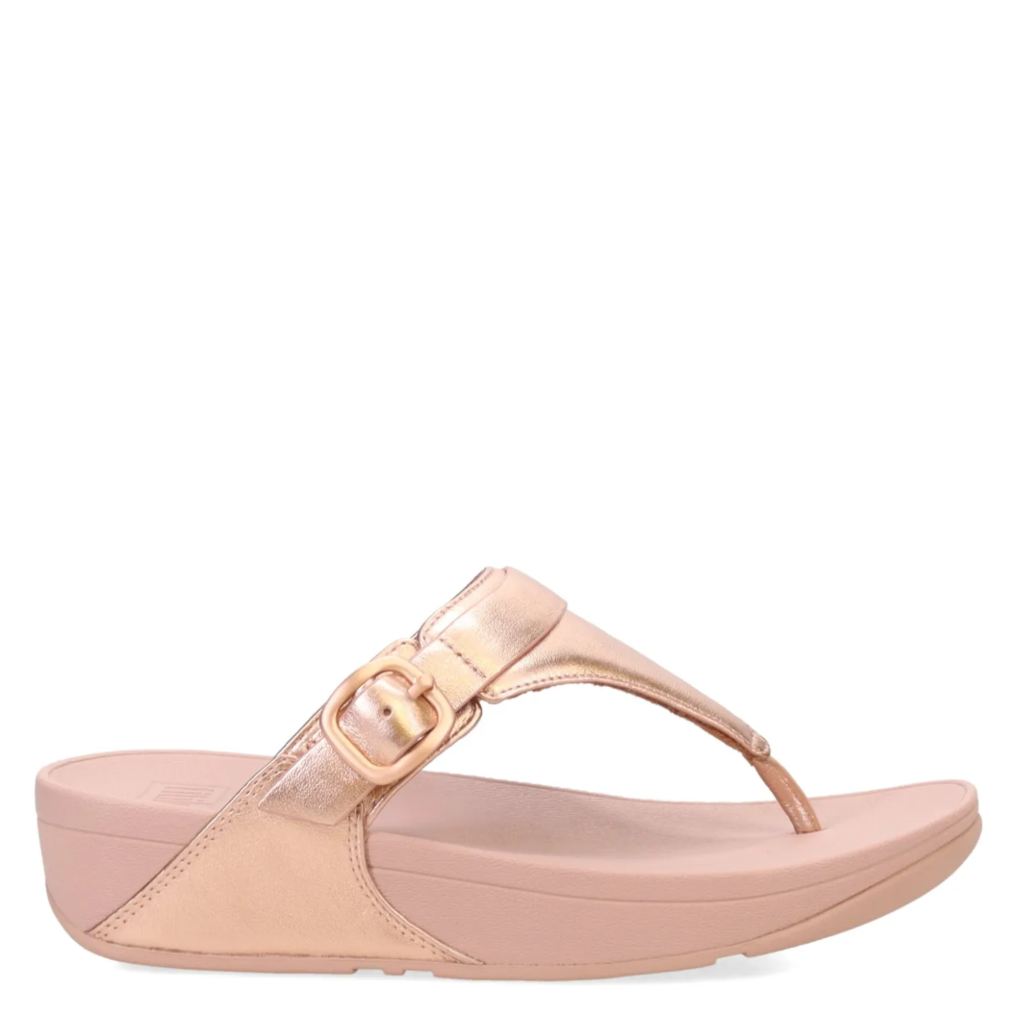 Wedges*FitFlop Women's , Lulu Adjustable Thong Sandal Rose Gold