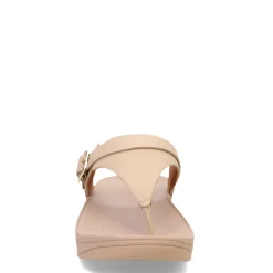 Wedges*FitFlop Women's , Lulu Adjustable Thong Sandal Latte Beige