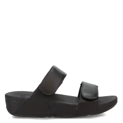 Wedges*FitFlop Women's , Lulu Adjustable Strap Slide Sandal Black