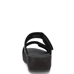 Wedges*FitFlop Women's , Lulu Adjustable Strap Slide Sandal Black