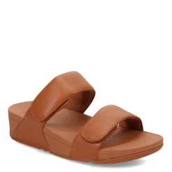 Wedges*FitFlop Women's , Lulu Adjustable Strap Slide Sandal Light Tan