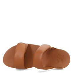 Wedges*FitFlop Women's , Lulu Adjustable Strap Slide Sandal Light Tan