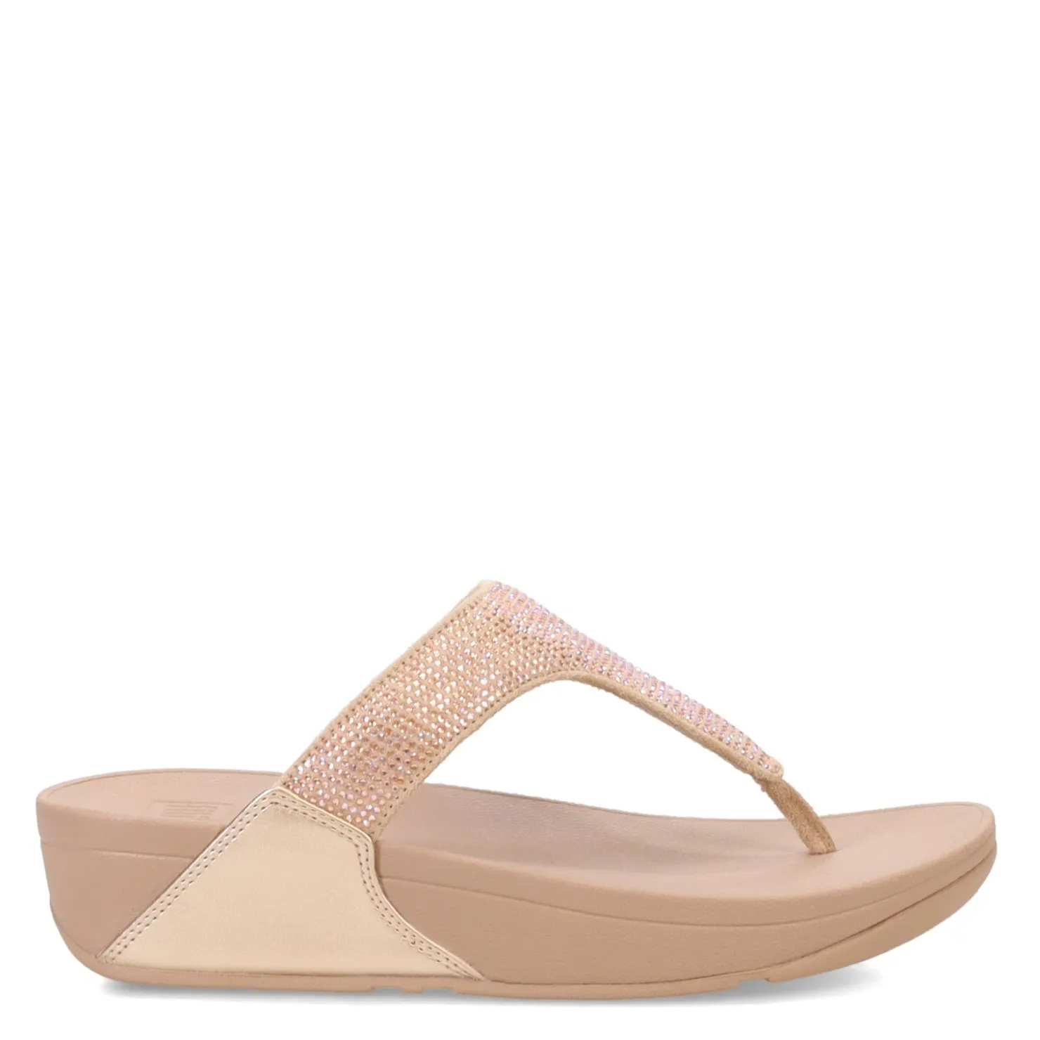 Flip Flops*FitFlop Women's , Lulu Crystal Thong Sandal Latte Beige