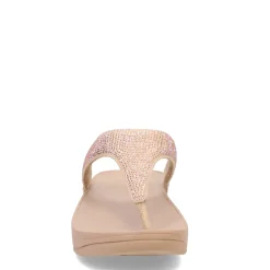 Flip Flops*FitFlop Women's , Lulu Crystal Thong Sandal Latte Beige
