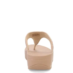 Flip Flops*FitFlop Women's , Lulu Crystal Thong Sandal Latte Beige
