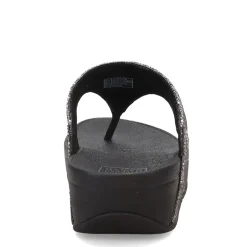 Wedges*FitFlop Women's , Lulu Glitter Thong Sandal Silver