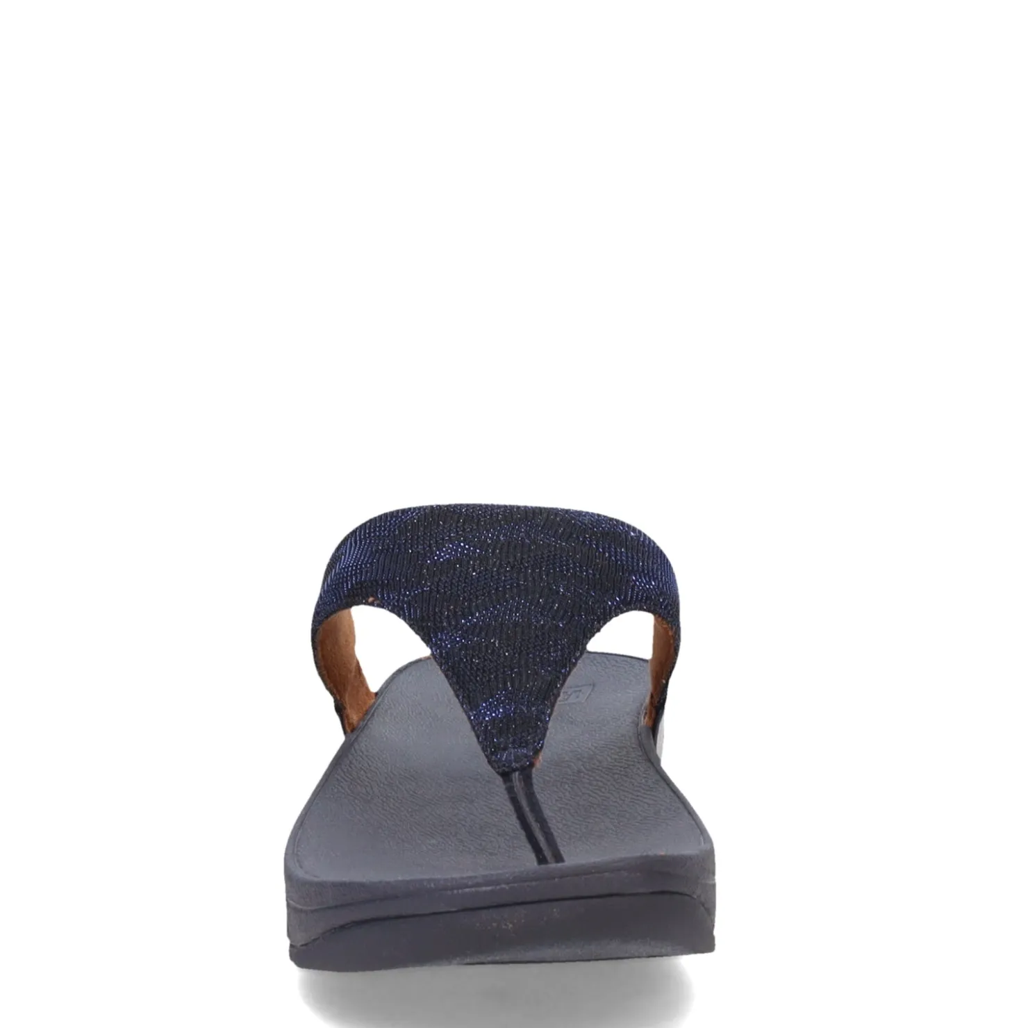 Wedges*FitFlop Women's , Lulu Glitz Thong Sandal Midnight Navy