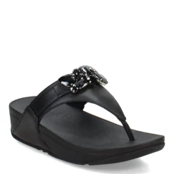 Wedges*FitFlop Women's , Lulu Jewel Thong Sandal Black