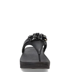Wedges*FitFlop Women's , Lulu Jewel Thong Sandal Black