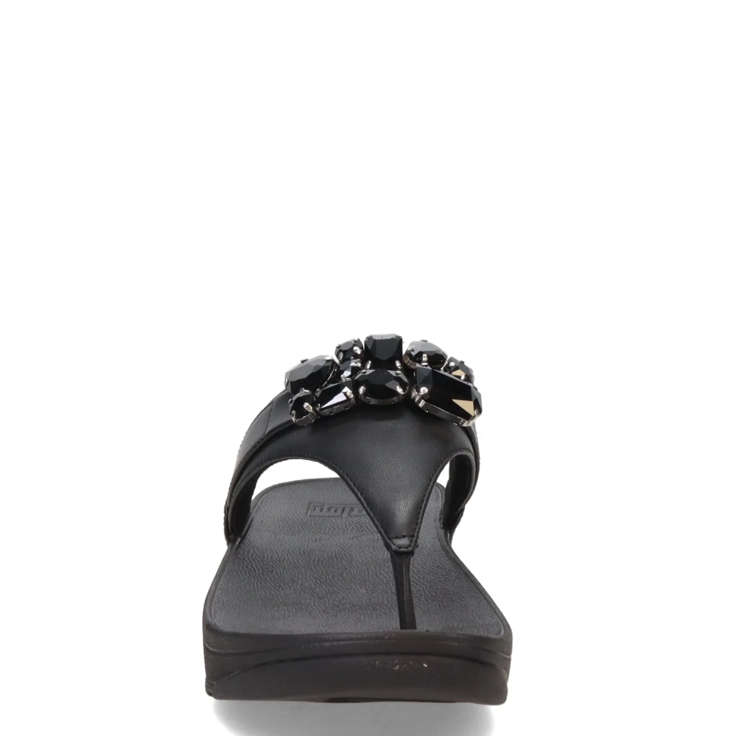 Wedges*FitFlop Women's , Lulu Jewel Thong Sandal Black