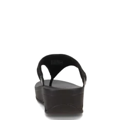 Wedges*FitFlop Women's , Lulu Shimmerlux Thong Sandal Black