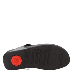 Wedges*FitFlop Women's , Lulu Shimmerlux Thong Sandal Black