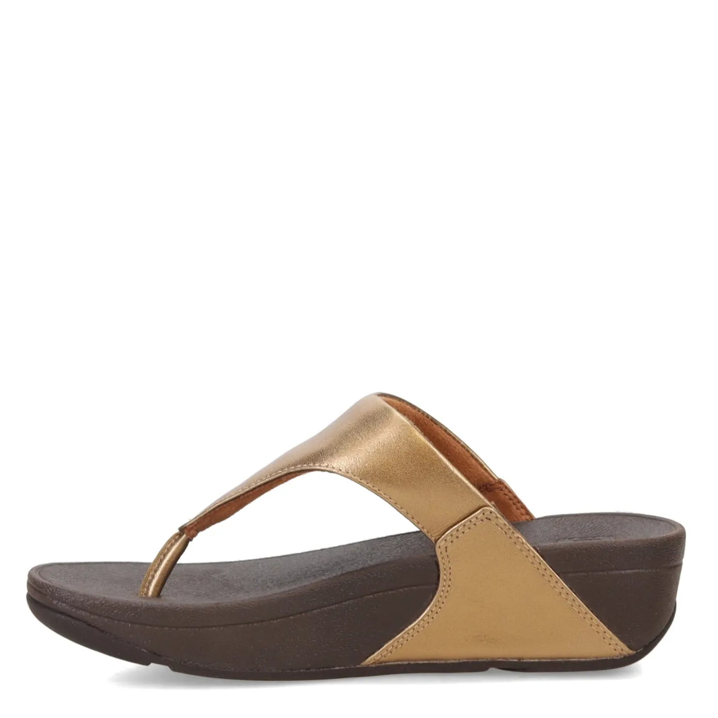 Wedges*FitFlop Women's , Lulu Thong Sandal Bronze