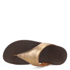 Wedges*FitFlop Women's , Lulu Thong Sandal Bronze