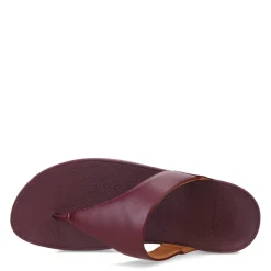 Wedges*FitFlop Women's , Lulu Thong Sandal Mauve Wine
