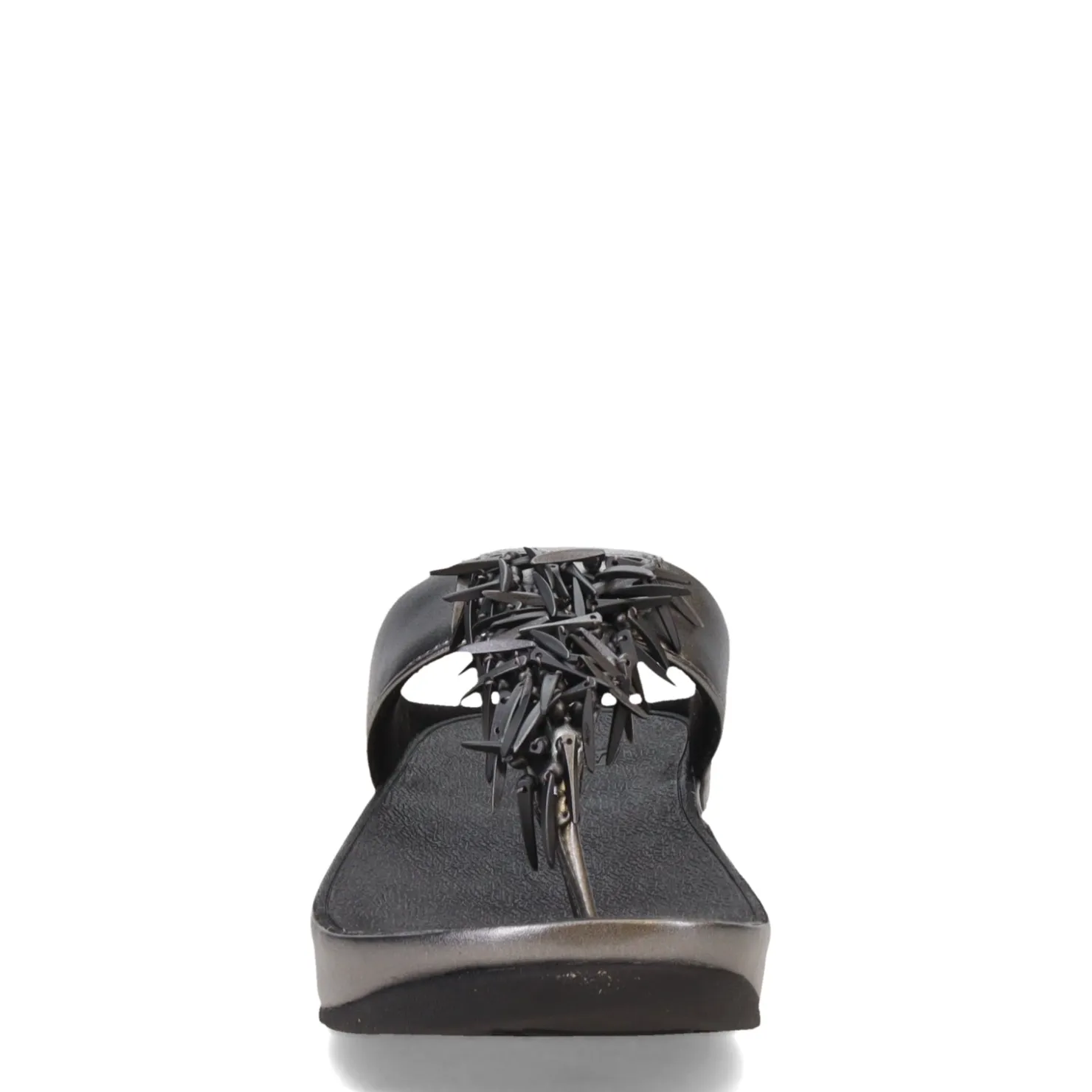 Women's , Rumba Beaded Metallic Toe-Post Sandal|FitFlop Best