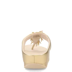 Women's , Rumba Beaded Metallic Toe-Post Sandal|FitFlop Outlet
