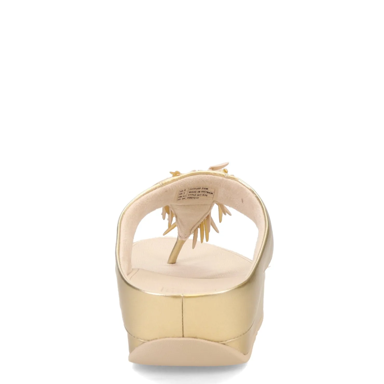 Women's , Rumba Beaded Metallic Toe-Post Sandal|FitFlop Outlet