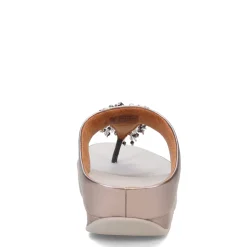 Women's , Rumba Beaded Metallic Toe-Post Sandal|FitFlop Best