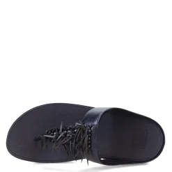 Women's , Rumba Beaded Metallic Toe-Post Sandal|FitFlop Clearance
