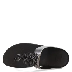 Women's , Rumba Beaded Metallic Toe-Post Sandal|FitFlop Best
