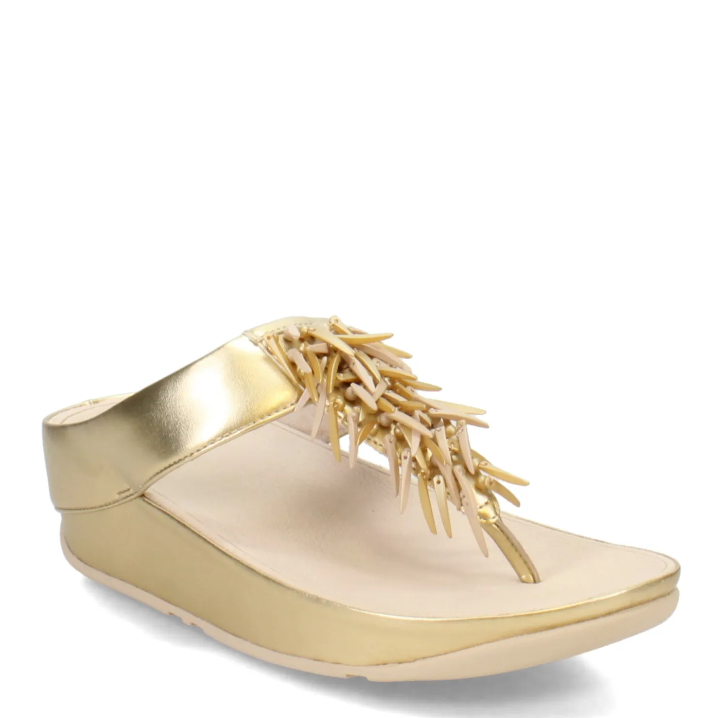 Women's , Rumba Beaded Metallic Toe-Post Sandal|FitFlop
