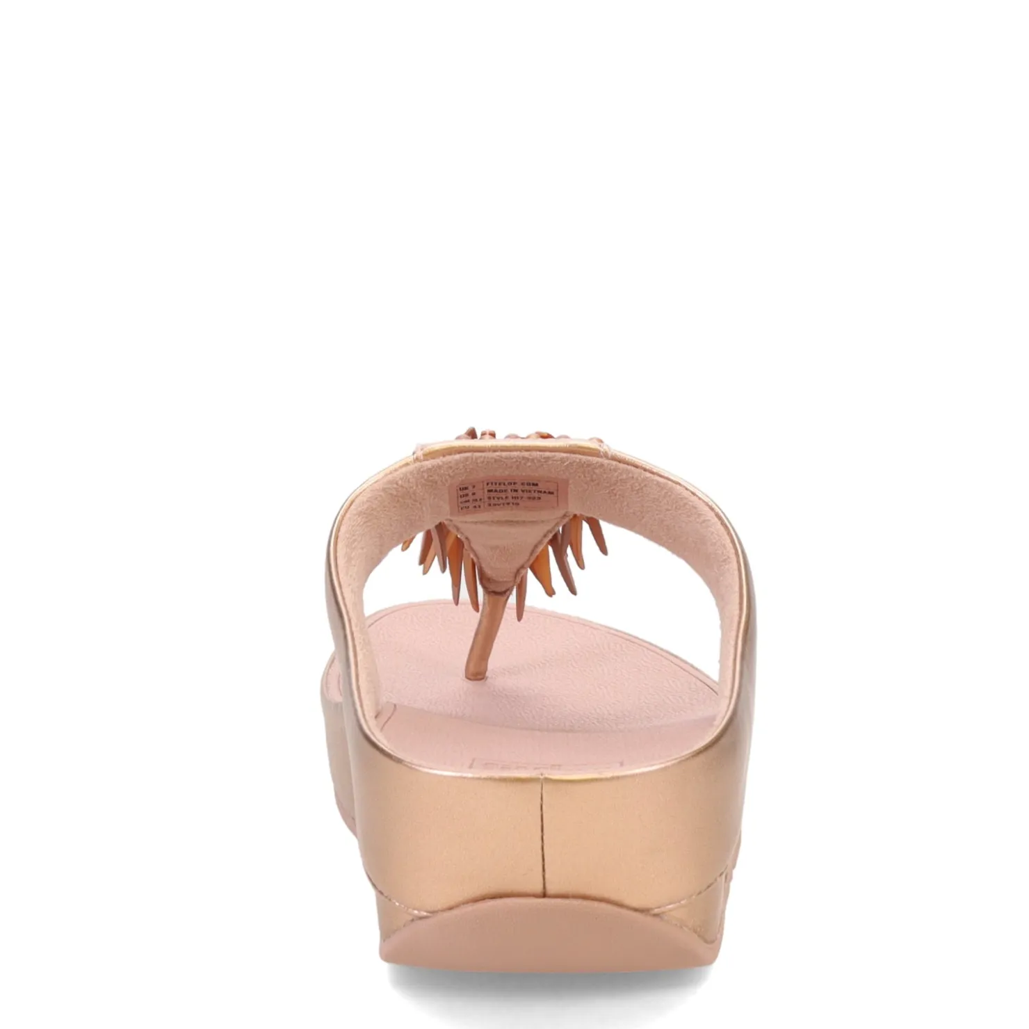 Women's , Rumba Beaded Metallic Toe-Post Sandal|FitFlop Clearance