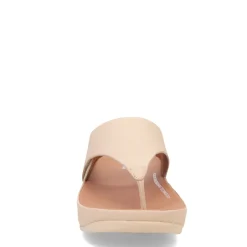 Wedges*FitFlop Women's , Shuv Toe Post Sandal Beige
